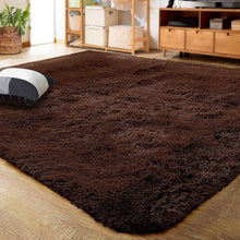 Load image into Gallery viewer, Lochas Luxury Fluffy Rugs Ultra Soft Shag Rug for Bedroom Living Room Kids Room Children6'x9'Coffee(4' x 5.3'/Coffee)